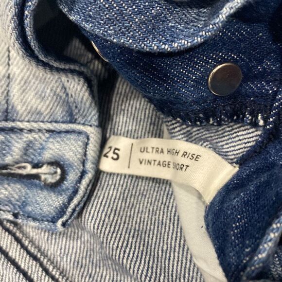 Pacsun Vintage High Rise Distressed Jean Shorts - Picture 4 of 4